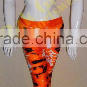 Digital print Fitness Compression Leggings
