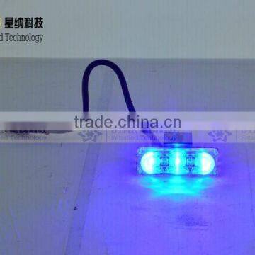 Wholesale Led Bule Red Amber Front Grill Car Led Lamp Side Led Warning Light photo-2