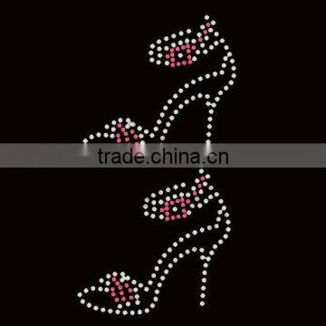 Beautiful high-heeled shoes rhinestone transfer designs