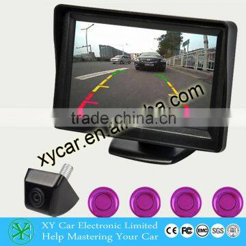 digital camera 4.3inch car digital monitor and best parking sensor XY-8440