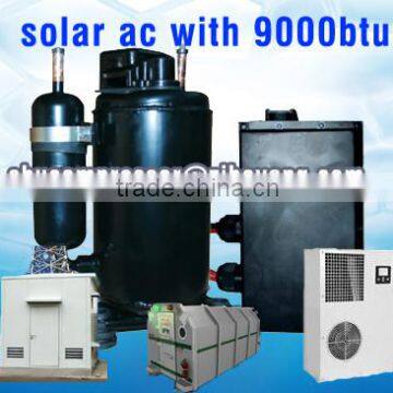 Solar a/c with 9000btu kompressor for DC inverter solar air conditioner Solar AC Inverter System with dc 48 compressor