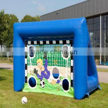 Hola game inflatable football goal for sale