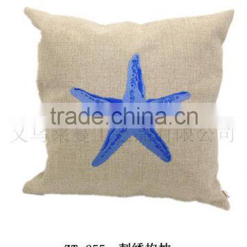 No Minimum Order Quantity Custom Size Embroidery Or Digital Printing Linen Pillow Cover photo-2