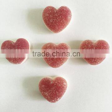 Sugar Coated Heart Shape Soft Gummy Candy photo-4