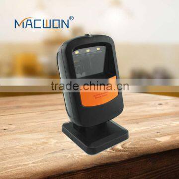 Desktop omni-directional usb 2D barcode scanner price, bar code scanner