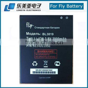 2000mah BL3819 mobile phone battery For FLY ( Fly ) IQ4514 Quad EVO Tech 4-2000mAh Battery