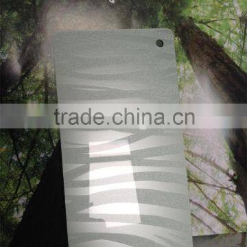 3D Embossed Acrylic Sheet Faced Mdf Board for Wooden Cabinet photo-4