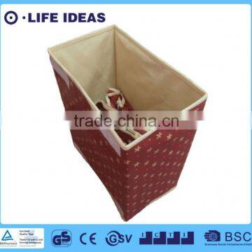 red non-woven fabric collapsible clothes home use storage box