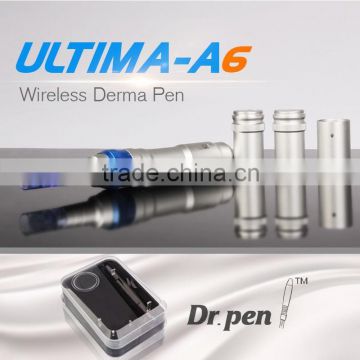 New Micro 12 Needles Skin Roller Electric Rechargeable Derma Stamp Pen Dr.pen Ultima A6