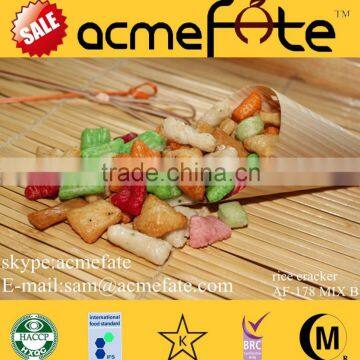 Hot Sale Coloorful and Tasty Mix Rice Crakers