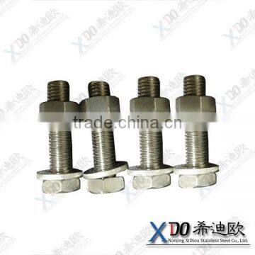 724L(316Lmod) stainless steel fasteners stainless steel hex head bolt iso 4014