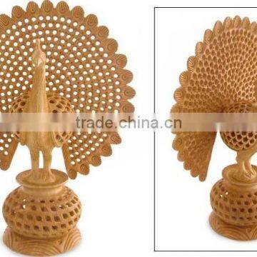 Peacock Statue India Rich Arts And Crafts Handmade Handicraft Statue Murti Artisan India Carving Bird Sculpture