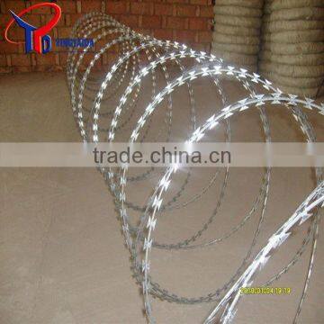 barbed razor wire in pack iso9001