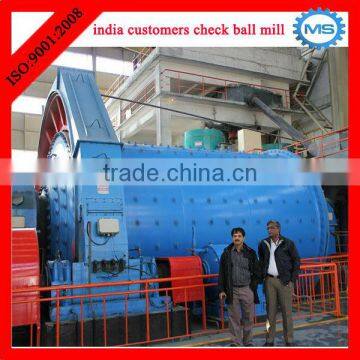 Gold Ore grinding ball mill for South American Market with ISO:9001:2008