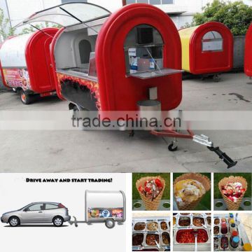 Multi-function Cheap Crepe vending mobile food van