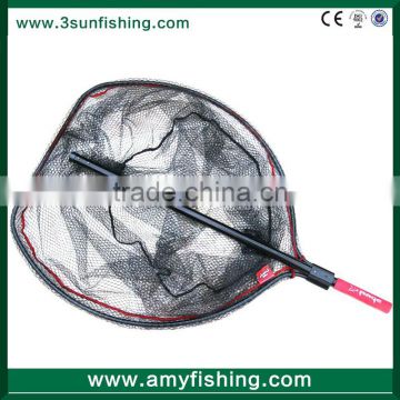 high quality big carp fishing landing net carbon handle for salmon and trout