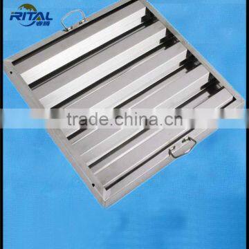 Stainless Steel Baffle Filters for Commercial Hoods