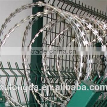 Hot Diped Galvanized Military Razor Barbed Wire(High Security)