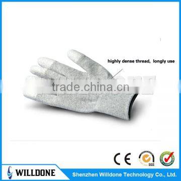 High Quality Carbon Fiber ESD Palm Fit Gloves photo-5