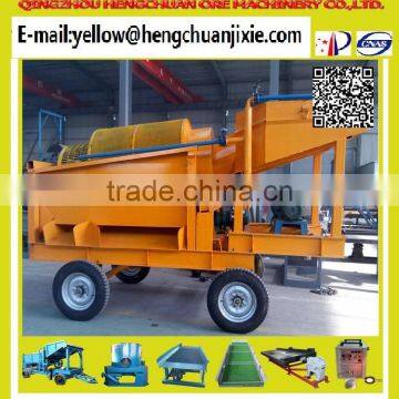 Good Efficiency HC Series of Mobile Gold Mining Trommel Machine(100T)