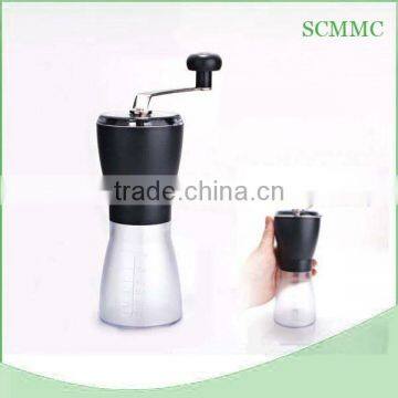 Plastic Housing Portable Coffee Mill/grinder, Manual Ceramic Burr Coffee Grinder, Hand-crank Coffee Mill photo-2