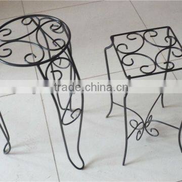 wrought iron flower shelf factory