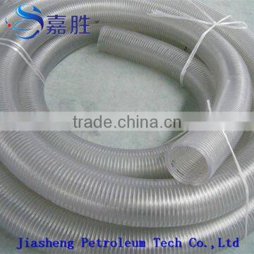 Flexible Clear Steel Wire Reinforced PVC Hose photo-4
