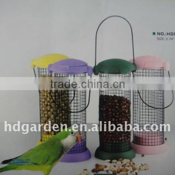 Plastic bird feeder