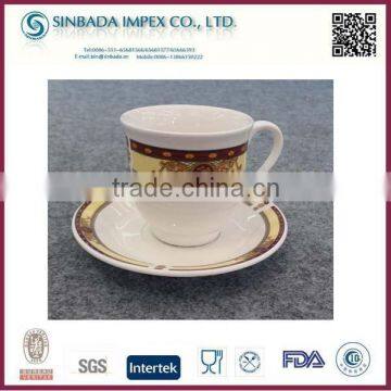 Classical Ceramic Porcelain Tea Cup and Saucer