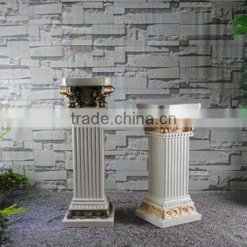 Europe Style Pillar /Roman Column /Wedding Road /Fiberglass Pedestal /Flower Pot With Stand photo-4