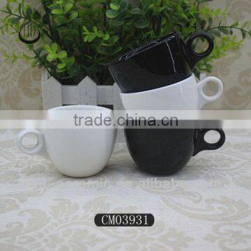 italian black ceramic espresso cups