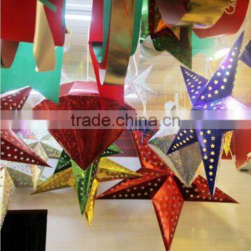 3D Stereo Christmas Ceiling Hanging Star , Christmas Decorations Supplies, Party Decorative Star Ceiling Decorations photo-2