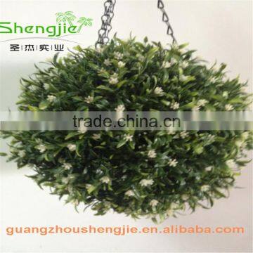 SJLJ013371 Artificial Hanging Plant / Artificial Plastic Boxwood Ball for Wedding / Event Decoration photo-2