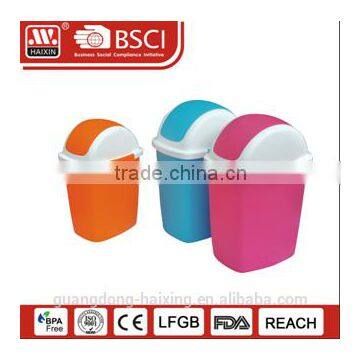 Plastic wastebasket /Plastic garbage bin 3.7/7L