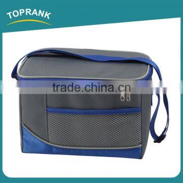 Toprank High Quality Outdoor Promotional Cheap Ball Shape 600D Insulated 6 Can Lunch Cooler Bag With Zipper photo-4
