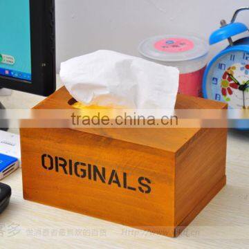 Economic Handmade Wooden tissue box