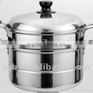 Stainnless Steel 18/8 Steamer Pot With Mirror Polish & Two-double Layer photo-4