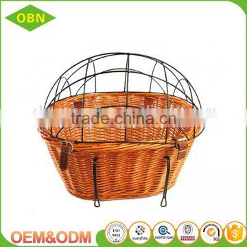 Wholesale Bike Wicker Basket Front Pet Bicycle Basket for Dogs photo-4