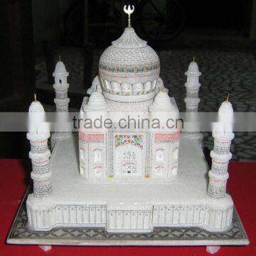 White Marble Taj Mahal Replicas New Year Gift