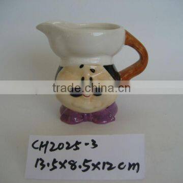 decorative ceramic milk jug