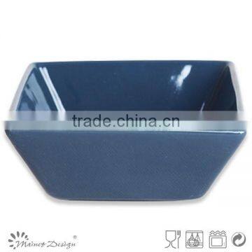 5.5" Solid Yellow Color Square Bowl in Solid Color photo-4