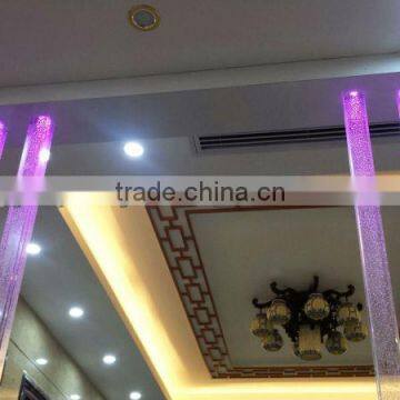 Extra White Bubble Polished Glass Pillars photo-3