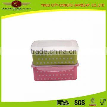 4pcs character Plastic Airtight Preserving food container