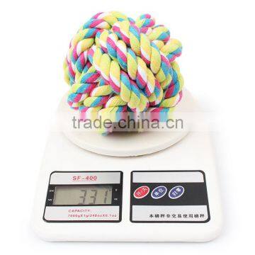 Ball Dog Rope Toys 11cm XL Manufacturers Selling Pet Cotton Woven Cotton Rope photo-4