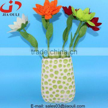 2016 Hot Sale New Home Decoration Piebald Ceramic Flower Vase photo-6