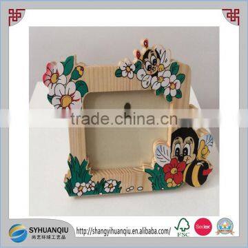 Carved Technique and Lovely Kids Wooden Animal Shpae Photo Frame photo-3