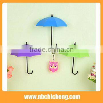 Umbrella Wall Mount Hook Key Holder Storage Stand Hanging Hooks For Bathroom Wall Shelf photo-4