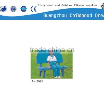 (A-15912) Outdoor public bench, outdoor concrete bench, outdoor fiberglass bench