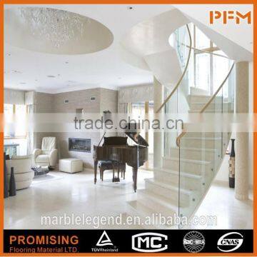 2014 PFM hot sale natural marble step stair emperador light marble turkey
