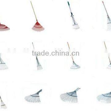 garden hand plastic leaf lawn rake /steel rake/lopper/tree pruner/hedge shear/pruning tool